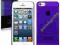 APPLE IPHONE 5/5S ETUI POKROWIEC FIOLETOWY CRYSTAL