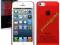 IPHONE 5/5S ETUI POKROWIEC CZERWONY CRYSTAL