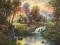 Puzzle 1000 el. THOMAS KINKADE Górskie zacisze [P