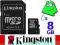KINGSTON KARTA PAMIECI 8GB MICRO SDHC + ADAPTER SD