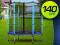 TRAMPOLINA Z SIATKĄ 140cm NEO-SPORT DO DOMU OGRODU