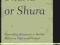 SHARIA OR SHURA Sakah Mahmud