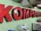 Neon napis reklamowy litery KOMPUTERY 5,3m FV