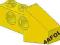 4AFOL 2x LEGO YellowTechnic Slope Short 2743