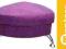 Pufa trójkątna TRÓJKĄT KOLOR FIOLETOWY na nogach