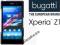 ELEGANCKIE ETUI BUGATTI + FOLIA DO: Sony Xperia Z1