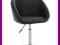 PRAKTYCZNE krzesło krzesła czarne skóra CHROM nowe