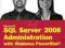 MICROSOFT SQL SERVER 2008 ADMINISTRATION Muthusamy