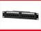 Patch panel 12 port 1U kat5e czarny 10''