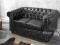 SOFA CHESTERFIELD 2-OSOBOWA CIEMNA KAWA