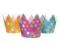 Korony papierowe party w kropeczki 6 szt