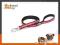 Smycz odblaskowa Czerwona M (102 cm) Outdoor Paws