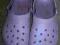 CROCS PUDROWY RÓŻ klapki buty  32 33 W 21 RÓŻOWE