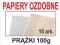 PAPIER OZDOBNY 100g x10 zaproszenia ślubne koperty