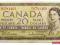 45.Canada, 20 Dolarow 1954 (1961-70) rzadszy, St.3