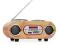 oneConcept Bamboost MINI BOOMBOX FM USB SD AUX