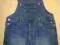 CHEROKEE; SUKIENKA OGRODNICZKA JEANS HAFT 12-18 86