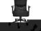 Basic czarny fotel biurowy Grospol fotele krzesła
