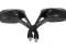 LUSTERKA - UNIWERSALNE CARBON MP318 Z OTWOREM 10mm