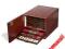 Leuchtturm - mahoniowy kufer na 10 kaset MB