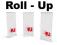 ROLL-UP 100x200 cm stabilny stojak stand rollup