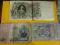 banknoty rublowe -zestaw