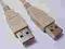 KABEL USB typ A WTYK - WTYK SZARY 1,8m