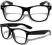 OKULARY Nerdy! Zerówki:) Black Za grosze Idealne!