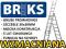 Drabiny: DRABINA ALUMINIOWA BRIKS 3x14 na schody