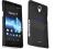 Black Pokrowiec Rubber Case Sony Xperia T LT30