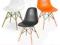Krzesło projektu Eames Eiffel DSW/DSR - 3 kolory