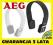 AEG SŁUCHAWKI NAUSZNE BLUETOOTH MUZYKA FILMY GRY