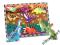 DINOZAURY DREWNIANE BARDZO GRUBE PUZZLE MELISSA