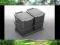 KOSZ NA ŚMIECI POJEMNIK NA ODPADY PODWÓJNY REJS