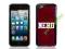 IPOD TOUCH 5 SLOGAN NERD GLOSSY HARD BACK ETUI