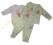 KOMPLET BLUZKA BODY PÓŁŚPIOCHY 3 M-CE 56 CM
