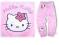 HELLO KITTY jasnoróżowe SPODNIE POLAROWE 110 SALE