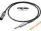 Kabel mikrofonowy Jack mono 6,3 mm-XLR M 3pin/1M