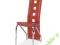 KRZESŁO H-66 CZERWONY EKOSKÓRA KUCHNIA SALON /