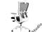 fotel ergonomiczny krzesło biurowe MERENS white
