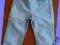 Mothercare jasno niebieskie spodnie jeans 6-9 m