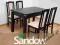 stół 80x120x150 + 4 krzesła Sandow Warszawa