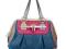 Tęczowa sakwa Kolorowy SHOPPER ZARKA