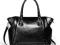 Trapezowy kuferek Czarny SHOPPER ZARKA Trapezowy kuferek Czarny SHOPPER ZARKA