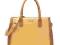 Trapezowa aktówka Miód i karmel SHOPPER ZARKA