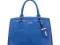 Wytworna torebka tote Błękit paryski SHOPPER ZARKA