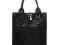 Wytworna aktówka Czarny SHOPPER ZARKA