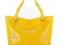Lakierowana torba tote Żółty SHOPPER ZARKA Lakierowana torba tote Żółty SHOPPER ZARKA