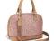 Strusiowy kuferek Różowy SHOPPER ZARKA