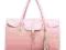 Elegancka teczka z frędzlem Różowy SHOPPER ZARKA